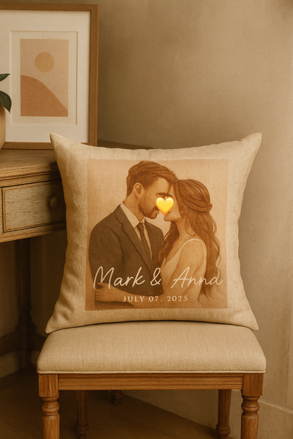 Personalized Pillows & Custom Cushion Covers — Unique Art for Your Home