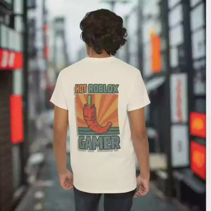 T-shirt Roblox amusant, T-shirt de gamer : T-shirt unisexe Hot Player, Jeu Cultivez un jardin