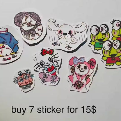 Autocollants Keroppi Sanrio Grenouille Adorable Découpés, Stickers Originales pour Ordinateur Portable, Autocollants Mignons pour Agenda