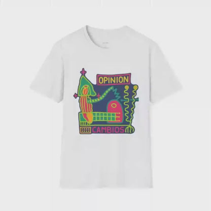 Opinion Neon T-Shirt Unisex Retro: Psychedelic Acid Colors, Funky Ibiza Festival Art Print