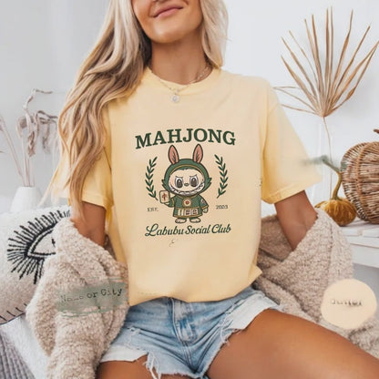 labubu mahjong club shirt credenzart