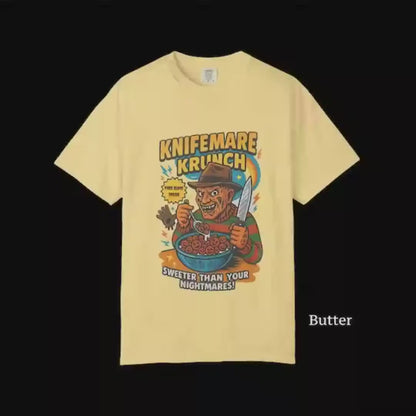 Freddy Krueger Cereal T-Shirt: Retro 90s Horror Tee